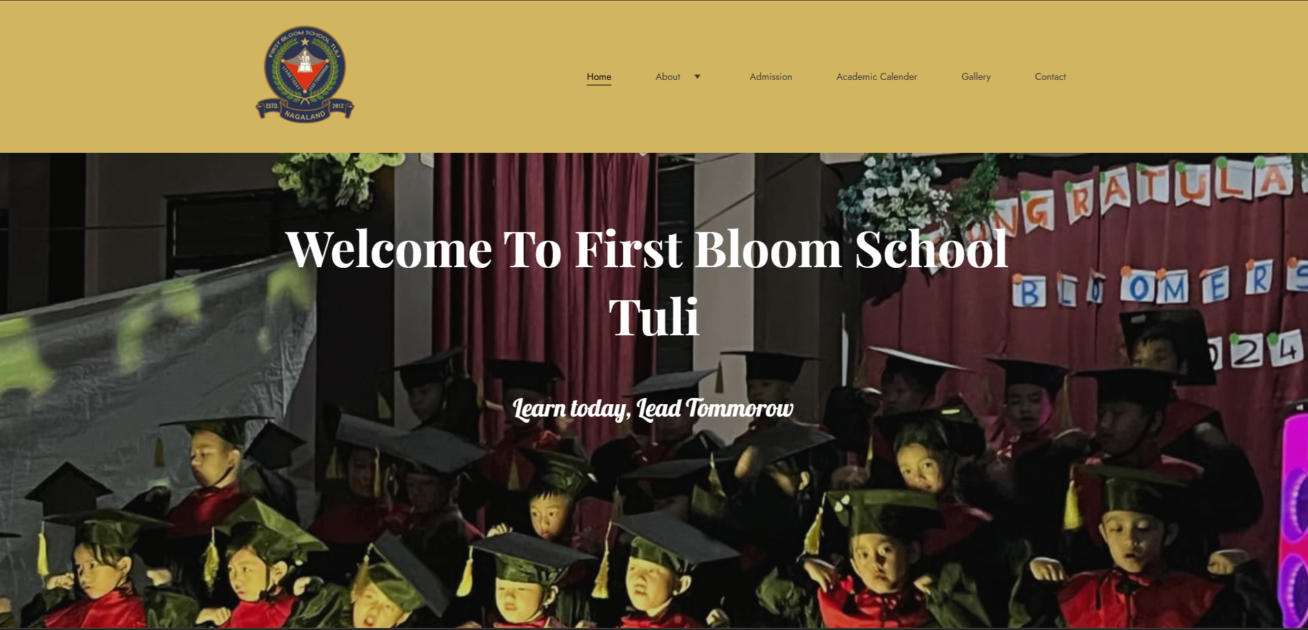 First Bloom School Website