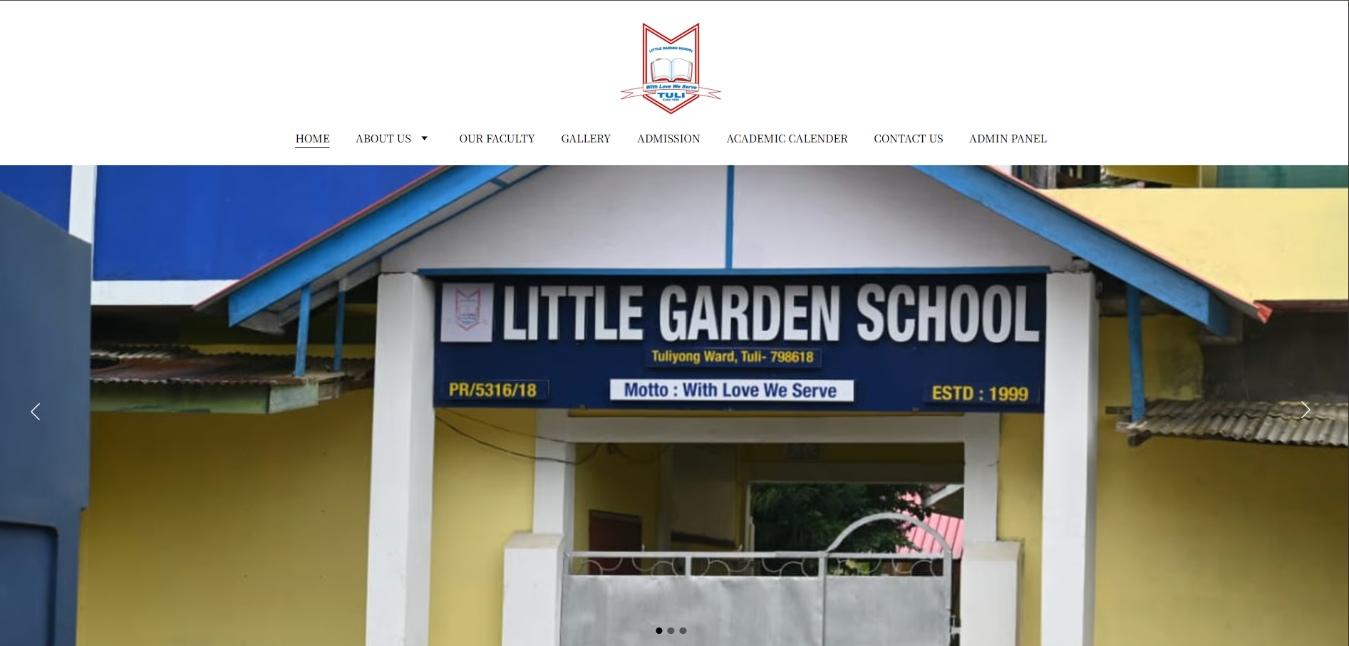 Little Garden School Website